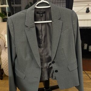 Ann Taylor petite Gray Blazer 10P